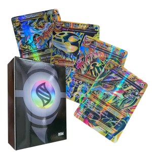 ZESTAW karty POKEMON dla DZIECI kolekcjonerskie 60 szt.